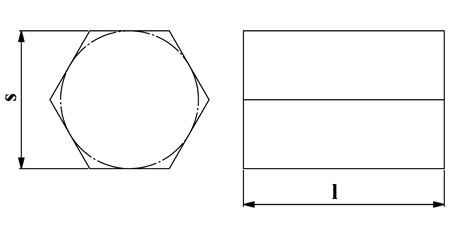 Altıköşe Malzeme Teknik Çizim